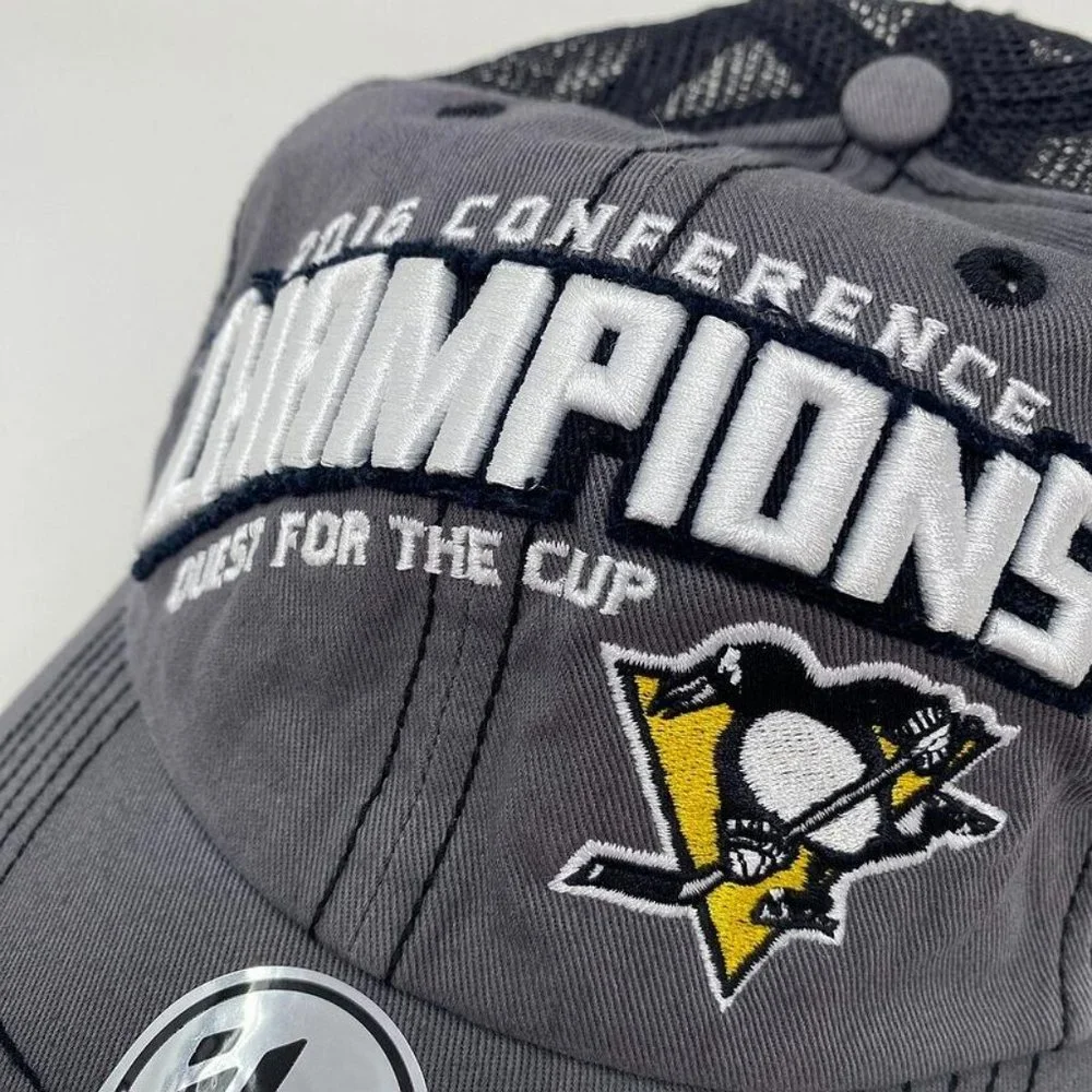 2016 Pittsburgh Penguins Champions Snapback Hat NHL Hockey‎ Stanley Cup